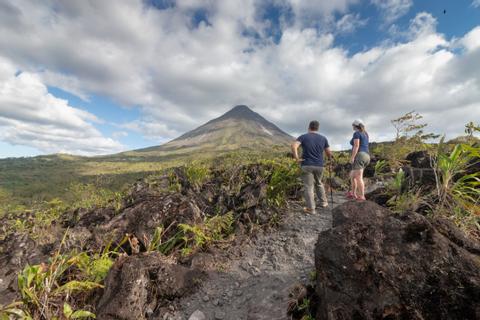 2 in 1 La Fortuna Waterfall & Volcano Hike Costa Rica